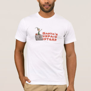 ヴィンテージ風キャラクターのエルフと皮肉な願い Tシャツ