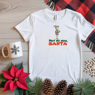 ヴィンテージ風キャラクター・エルフの皮肉な願い Tシャツ