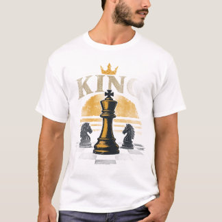 ヴィンテージ風キングチェスグラフィックTシャツ | キングチェス Tシャツ