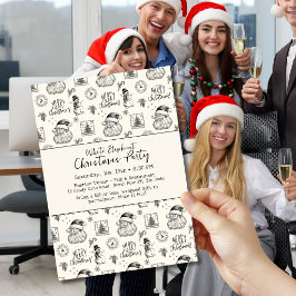 ヴィンテージ風クリスマス 招待状
