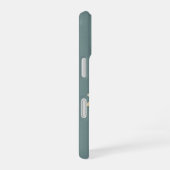 ヴィンテージ風スタイリッシュなデイジー iPhone 16ケース (右側面)