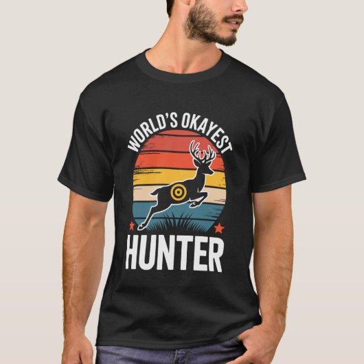 ヴィンテージ風デザインのハンターズグッズ Tシャツ (正面)