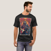 ヴィンテージ風ビッグシルエット コンサート Stew Beef Tシャツ (正面フル)
