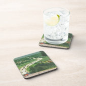 ヴィンテージ風光明媚なアメリカの高速道路、車の道路の旅 コースター (右側)