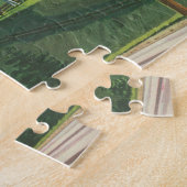 ヴィンテージ風光明媚なアメリカの高速道路、車の道路の旅 ジグソーパズル (側面)