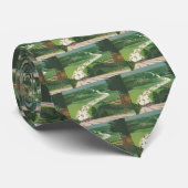 ヴィンテージ風光明媚なアメリカの高速道路、車の道路の旅 ネクタイ (ロール)