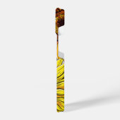 ヴィンテージ風光明媚なヒマワリiPhone 14, 15タフケース iPhoneケース (左側面)