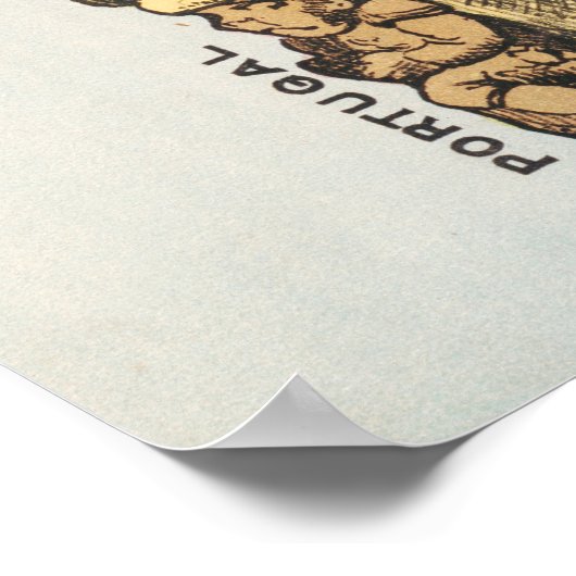 ヴィンテージ風刺ロシアの支配マップ ポスター (角)