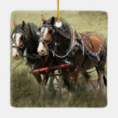 ヴィンテージ風化クレイデール葉書 セラミックオーナメント (裏面)