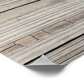 ヴィンテージ風化木材の背景 – 古いボード ポスター (角)