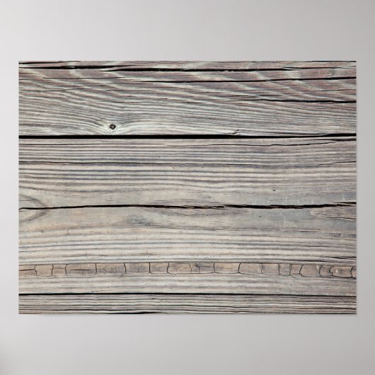 ヴィンテージ風化木材の背景 – 古いボード ポスター (正面)