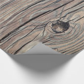 ヴィンテージ風化木材バックグランド旧木板 ラッピングペーパー (角)