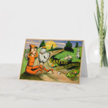 ヴィンテージ風変わりイースターカード