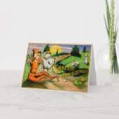 ヴィンテージ風変わりイースターカード シーズンカード (正面)