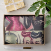 ヴィンテージ風変わりパルプSci-Fi女子 薄葉紙 (ギフト)