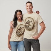 ヴィンテージ風射手座のゾディアック・ケンタウロスのアート Tシャツ (ユニセックス)
