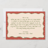 ヴィンテージ風手描きフレーム写真 新年のお祝い シーズンカード (裏面)