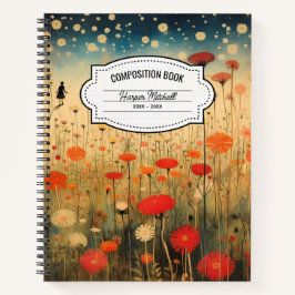 ヴィンテージ風景構成ノートブック ノートブック