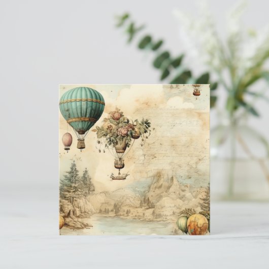 ヴィンテージ風景熱気球(1) (スタンド正面)