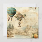 ヴィンテージ風景熱気球(1) (正面)