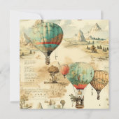 ヴィンテージ風景熱気球(10) (正面)