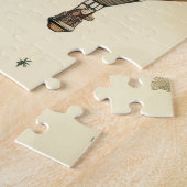 ヴィンテージ風景熱気球(10) ジグソーパズル (側面)