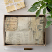 ヴィンテージ風景熱気球(10) 薄葉紙 (ギフト)