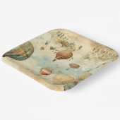 ヴィンテージ風景熱気球(11) ペーパープレート (傾斜あり)