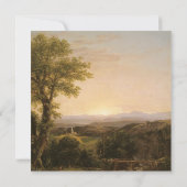 ヴィンテージ風景画ウェディング招待状 招待状 (裏面)