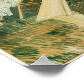 ヴィンテージ風景,イングランド,庭に2人の女性 ポスター (角)