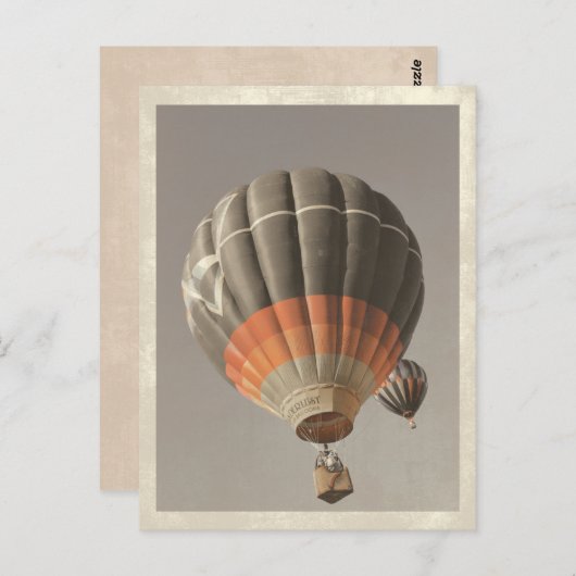 ヴィンテージ風船はがき ポストカード (正面/裏面)