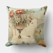 ヴィンテージ風船（温風風風船） (3) クッション (正面)