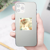 ヴィンテージ風船(温風風風船) (3) シール (スマートフォン)