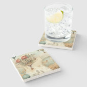 ヴィンテージ風船（温風風風船） (3) ストーンコースター (横)