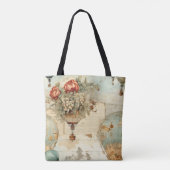 ヴィンテージ風船（温風風風船） (3) トートバッグ (裏面)