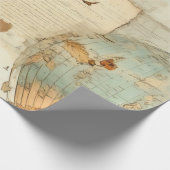 ヴィンテージ風船（温風風風船） (3) ラッピングペーパー (角)