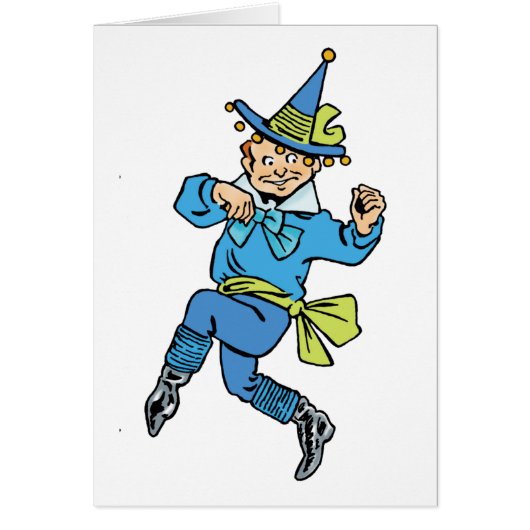ヴィンテージ風 オズの魔法使い かわいい踊る少年ムンチキン！ (正面)