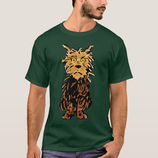 ヴィンテージ風 オズの魔法使い トト かわいい仔犬 Tシャツ (正面)