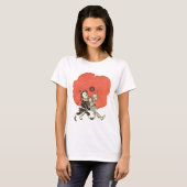 ヴィンテージ風 オズの魔法使い ドロシーとポピー Tシャツ (正面フル)
