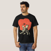 ヴィンテージ風 オズの魔法使い ドロシーとポピー Tシャツ (正面フル)