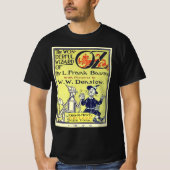 ヴィンテージ風 オズの魔法使い 本のカバーアート・扉ページ Tシャツ (正面)