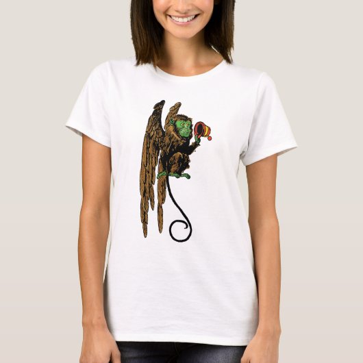 ヴィンテージ風 オズの魔法使い 邪悪な飛ぶ猿の帽子 Tシャツ (正面)