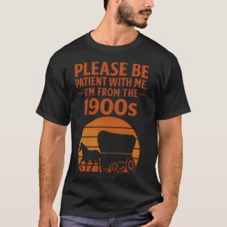 ヴィンテージ風 ビンテージ 1900年代 クラシック グラフィック デザイン Tシャツ