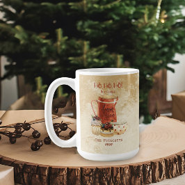 ヴィンテージ風 レトロなクラフト紙のファームハウス クリスマス コーヒーマグカップ