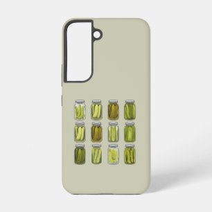ヴィンテージ風 缶詰 ピクルス 瓶 クリスマス ピクルス好き SAMSUNG GALAXY S22ケース