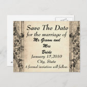 ヴィンテージ風 Save the Day ポストカード (正面/裏面)