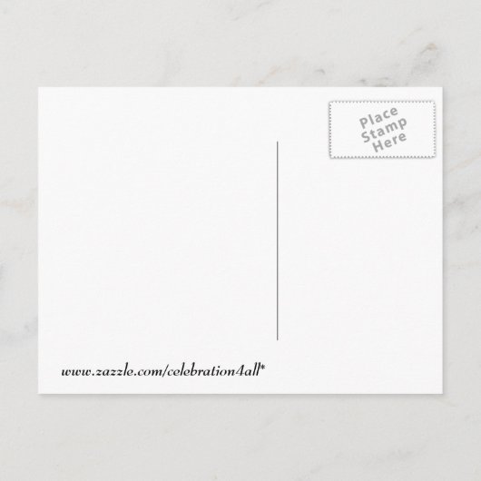 ヴィンテージ風 Save the Day ポストカード (裏面)