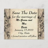 ヴィンテージ風 Save the Day ポストカード (正面)