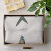 ヴィンテージ飛んでいるの水彩 薄葉紙 (ギフト)