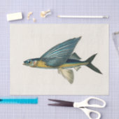 ヴィンテージ飛んでいるの水彩 薄葉紙 (クラフト)